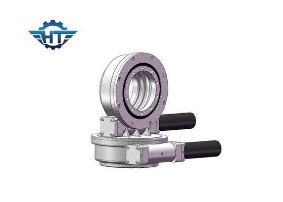 Vertically And Horizontally Mounted Dual Axis Slewing Gear Drive With 24 VDC Motors