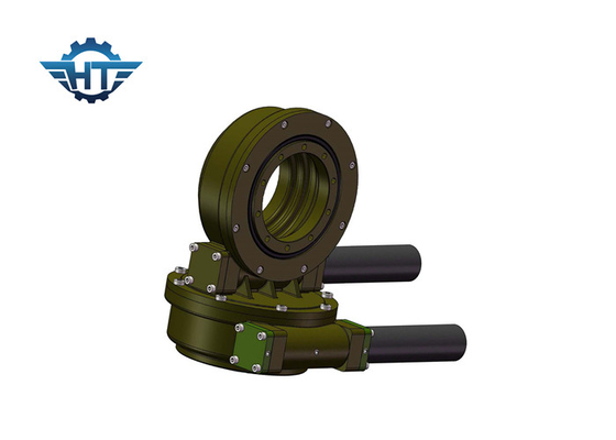 Envelop Dual Axis Worm Gear Slew Drive With 12vdc Electrical Motor , Long Life