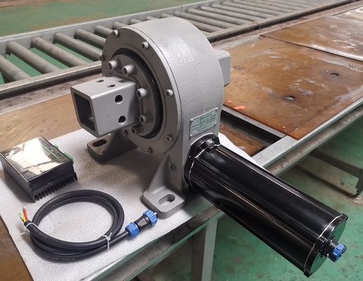 42CrMo Electric Slew Drive Enlcosed House Slewing Ring Drive