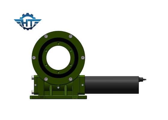 Buy Vertical Type Single Axis Solar Tracker Slew Drive Slew Ring Drive Powered 24VDC Gear Motor online manufacture