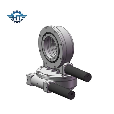 Buy Sde7 Dual Worm Gear Solar Slew Drive With 24 Vdc Planetary Gear Motor For Trackers online manufacture