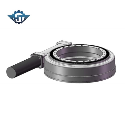 Buy 5 Inches 40% Transmission Efficiency Solar Tracker Slew Drive With Electric Motor online manufacture