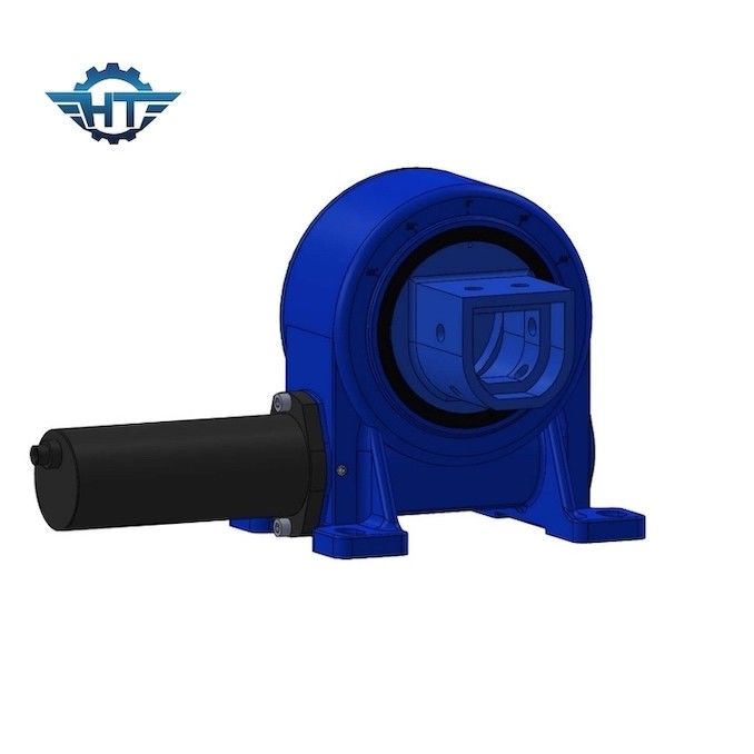 Enclosed Housing IP66 Worm Gear Slew Drive With 24V DC Motors For Solar ...