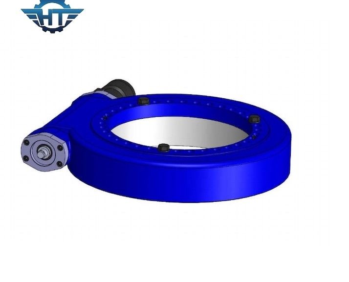 IP66 Slow Speed Solar Slewing Drive Worm Gear Enclosed For Single Solar ...