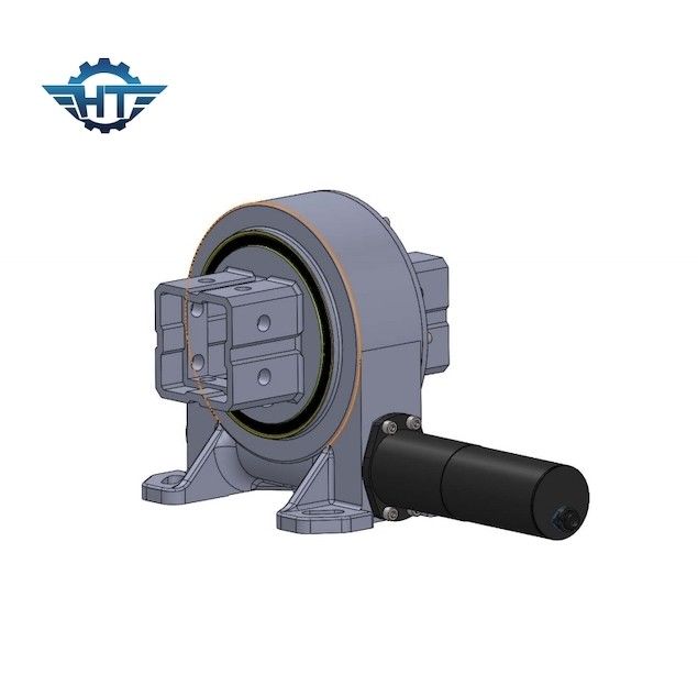 Vertical 9 Inches Solar Slew Drive With 24VDC Motor For Single Axis ...