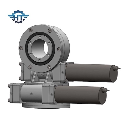 Enclosed Dual Axis Solar Tracker Slew Drive Worm Gear Slewing For PV Mounting Tracking System