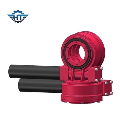 Multi Tooth Contact Dual Axis Small Slew Drive With 24V Motor For Long Life Solar Trackers