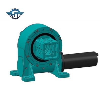 Vertical Worm Gear Single Axis Small Slew Drive , Solar Slew Drive With 0.1 Degree Accuracy
