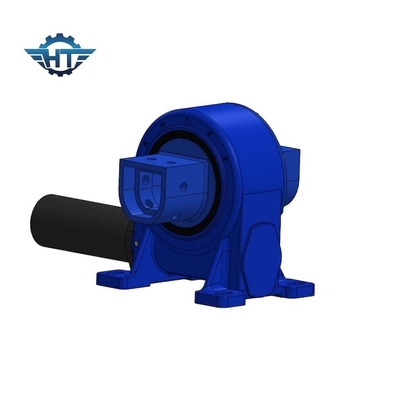VE5 Model Horizontally Mounted Worm Gear Slew Drive With 24V DC Brushed Gear Motors For Solar Trackers