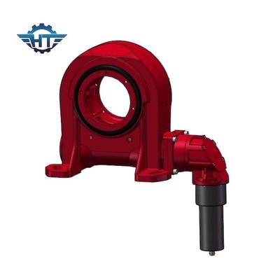 Worm Gear Small Backlash Slew Drive Motor With Hourglass Worm For Trough Thermal Station