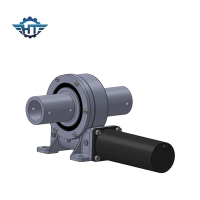 Worm Gear Small Backlash Slew Drive Motor With Hourglass Worm For Trough Thermal Station