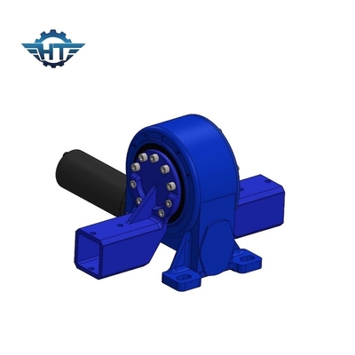 Enclosed Worm Gear Slew Drive With Squre Tube Output For Solar Tracking System