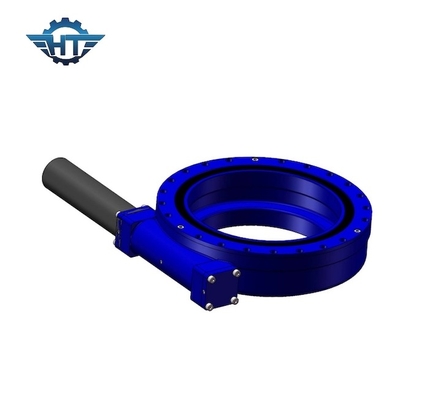 Horizontal Mounted Solar Trackers Slew Drive Gearbox With 24V DC Motor