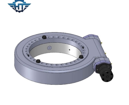 25 Inch Powered Small Slew Drive With Hourglass Worm Technology For PV Mounting Tracking