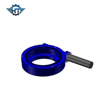 Horizontal Enclosed Small Slew Drive With 24VDC Motor With For Tilted Solar Trackers