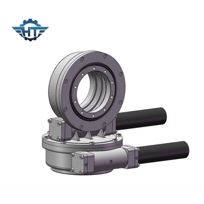 Hydraulic Slew Drive With Precision Tracking And Self Locking Gear