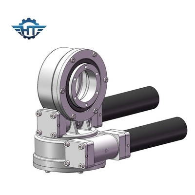 Dual Axis Solar Slew Drive With 24VDC Motor And Encoders For Dual Axis Trackers And Satellite