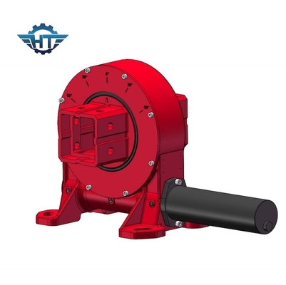 VE Vertical C5 Coating Solar Slew Drive With Double Enveloping Worm For PV Trackers