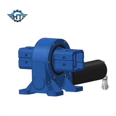 Silver Grey Heavy Duty Single Axis Slewing Drive With Helical Tooth