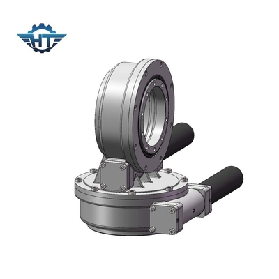 Precision IP66 Self Locking Dual Axis Slew Drive With Self Locking Feature For Solar Panel Trackers
