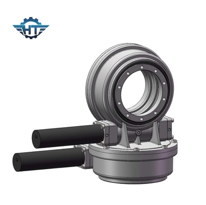 Compact Design Dual Axis Slew Drive / Electric Slew Drive For Dual Axis Solar Tracking System
