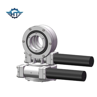 Compact Design Dual Axis Slew Drive / Electric Slew Drive For Dual Axis Solar Tracking System