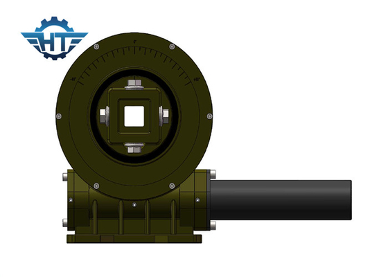 Solar Trackers Vertical VE9 Worm Gear Slew Drives With Square Tubes Output