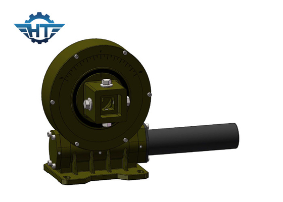 Solar Trackers Vertical VE9 Worm Gear Slew Drives With Square Tubes Output
