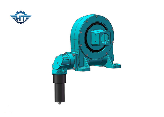 Vertical VE9 Solar Tracker Slew Drive With Hourglass Worm And For 13*13, 14*14 Tube Size