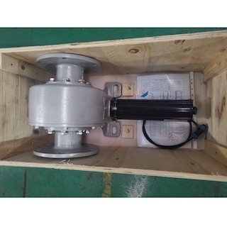 Circle Rotation Solar Tracker Slew Drive Gearbox 3 Inch Vertical Mounted