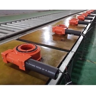 SE1 Hydraulic Electric Slew Drive IP66 For Inclined Single Photovoltaic Tracking Station