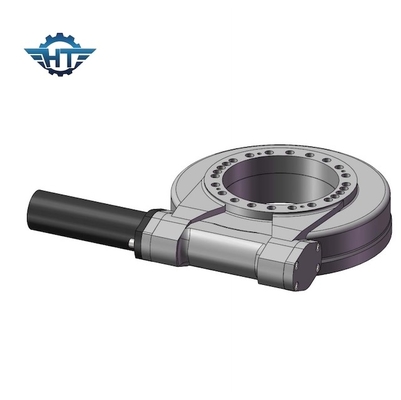 Small Excavator Hydraulic Slew Drive 0.1 Degree Backlash 61Kg Single Axis Slewing Drive