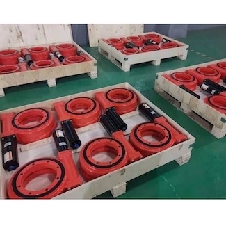 AC DC Hydraulic Slew Drive For Tunneling Equipment 0.1 Degree Backlash