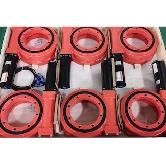 14 Inches AC Motor Slew Ring Drive Construction Machinery High Tilting Torque