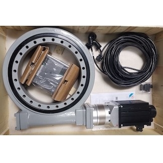 OEM Enveloping Small Slew Drive For Solar Power Panel Tracking System