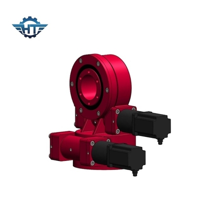 800RPM Worm Wheel Dual Axis Slew Drive With Planetary Gearbox 24VDC