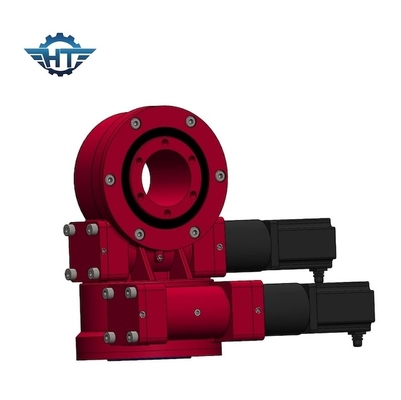 800RPM Worm Wheel Dual Axis Slew Drive With Planetary Gearbox 24VDC