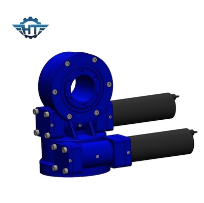 OEM Hardened Gear Slewing Drive Gearbox Electric Motor CPV CSP PV Systems