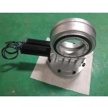 7 Inches Dual Axis Slew Drive Gearbox For PV Panel Solar Tracker Slew Drive
