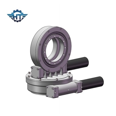 High Torque 17 Inch Worm Gear Slew Drive Dual Axis For Photovoltaic Station
