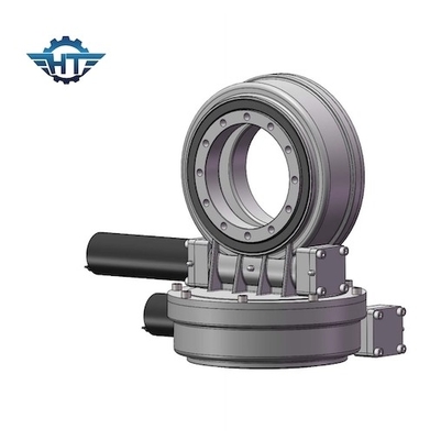 Dual Axis Worm Drive Solar Tracker Slew Drive For Full Circle Tracking Movement