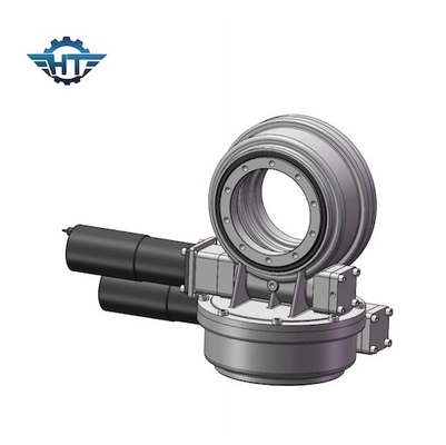 High Holding Torque Dual Axis Slew Drive Worm For Solar Tracking System With Gear Motor