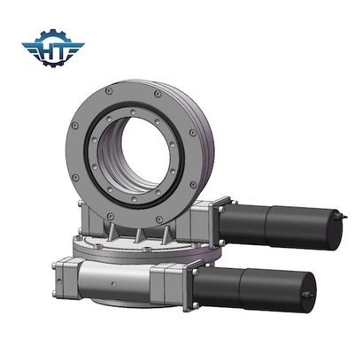 Small Backlash High Torque Slew Drive With Self Locking Function For PV Tracking System