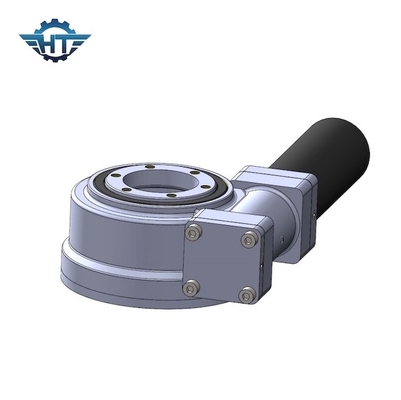 Highly Compact Solar Tracker Slew Drive Of Multi Tooth Contact Worm And Gear