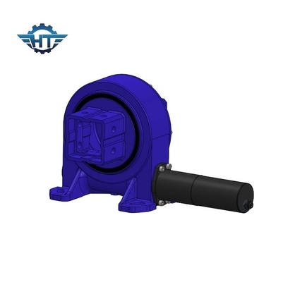 Vertical 9 Inches Solar Slew Drive With 24VDC Motor For Single Axis Tracking System