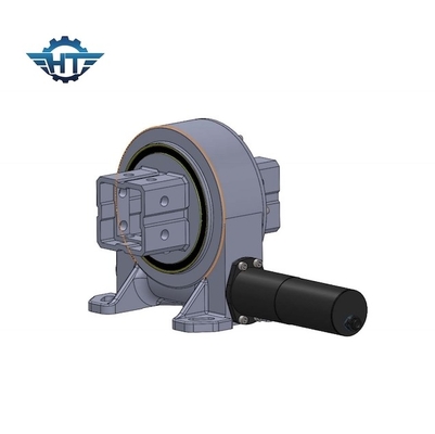 Vertical 9 Inches Solar Slew Drive With 24VDC Motor For Single Axis Tracking System