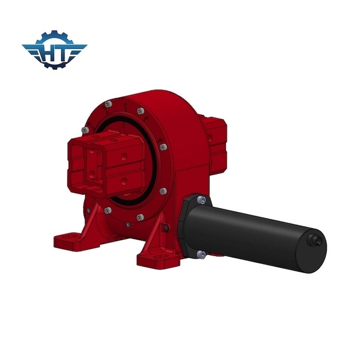 Heavy Duty Worm Gearbox IP66 Enclosed Zero Backlash Slew Drive For ...