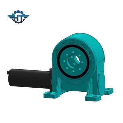 Enclosed Housing IP66 Worm Gear Slew Drive With 24V DC Motors For Solar ...